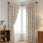 Shop geometric shapes printed designer curtains online