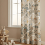 Fantasy Castle Kids Curtain - 100% Premium Polyester - Pack Of 1 Curtain