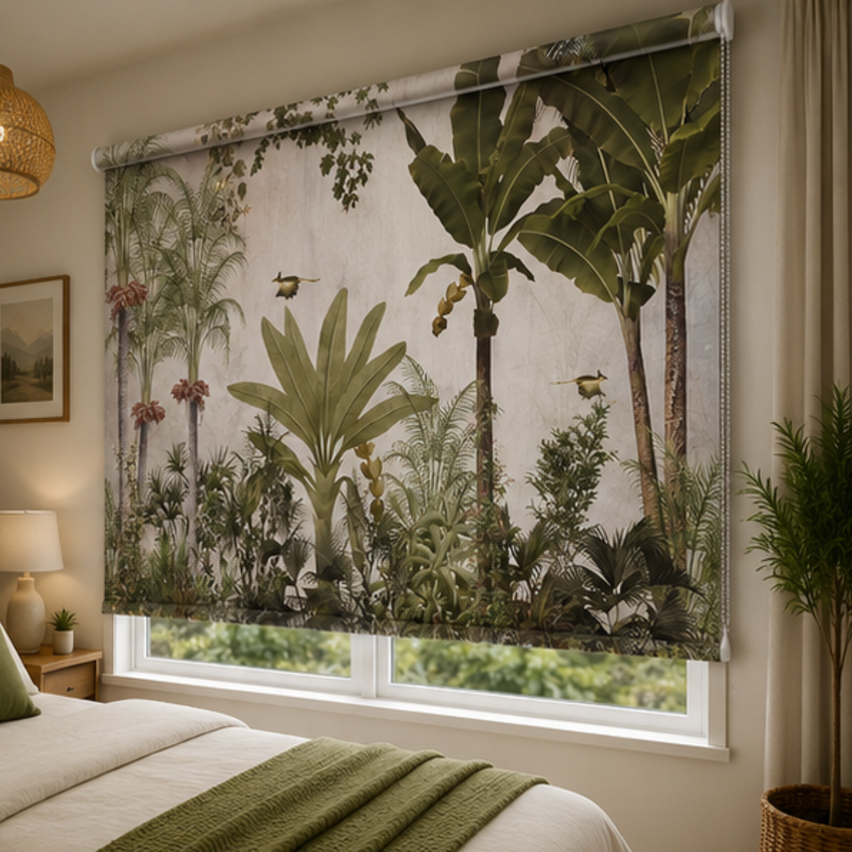 Jungle theme design for modern home | Roller & Roman Blinds | Premium Quality Prints