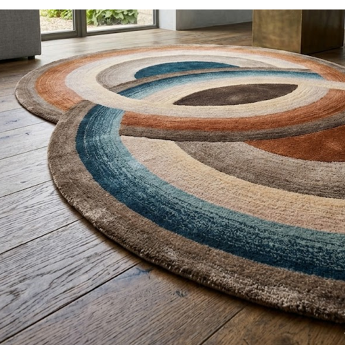 Abstract rug - random design