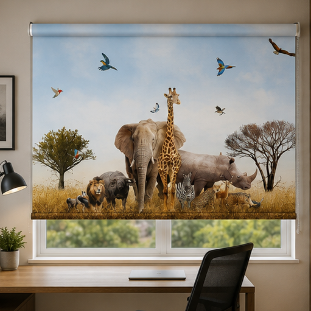 Jungle painting design  | Roller & Roman Blinds | Premium Quality Prints
