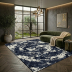 Galaxy theme rug design - Rectangle - Premium Wool Carpet