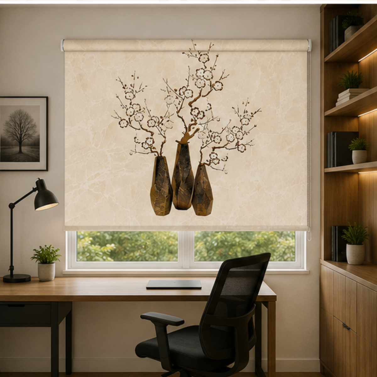 Aesthetic painting Blinds design  | Roller & Roman Blinds | Premium Quality Prints