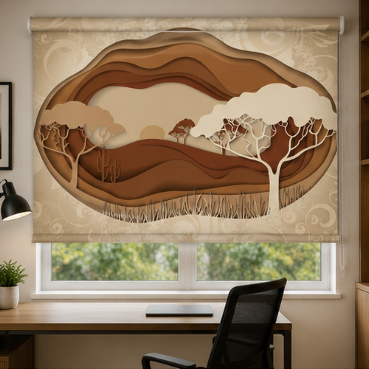 Desert painting design for modern rooms | Roller & Roman Blinds | Premium Quality Prints