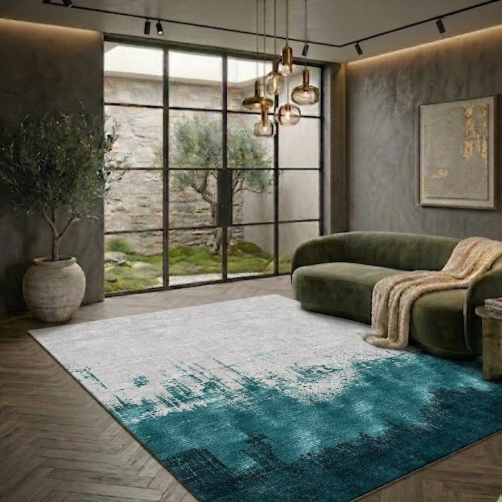 Simple and luxury rug design for modern villas - Rectangle - Premium Wool Carpet