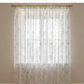 Linen Sheer - Floral patterned Print - Pack Of 1 Curtain