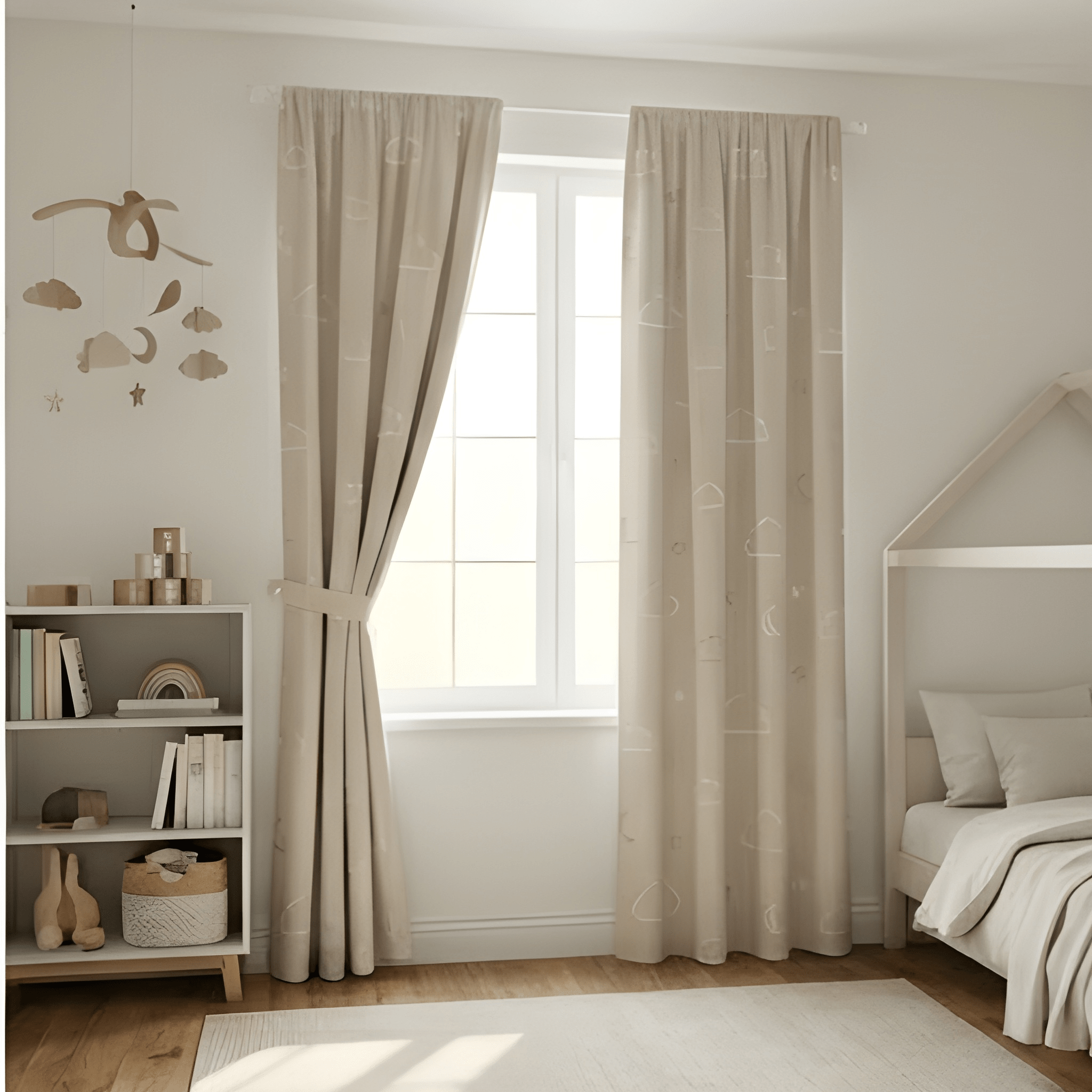 Eye cache Kids design Prints - Pack Of 1 Curtain