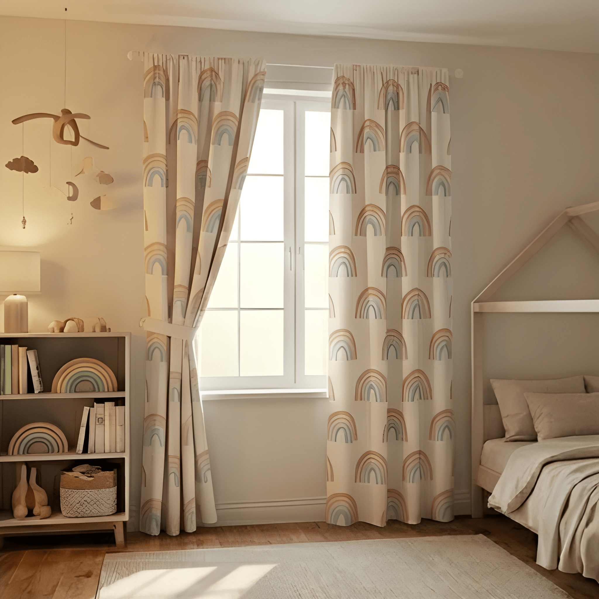 Eye cache Kids design Prints - Pack Of 1 Curtain