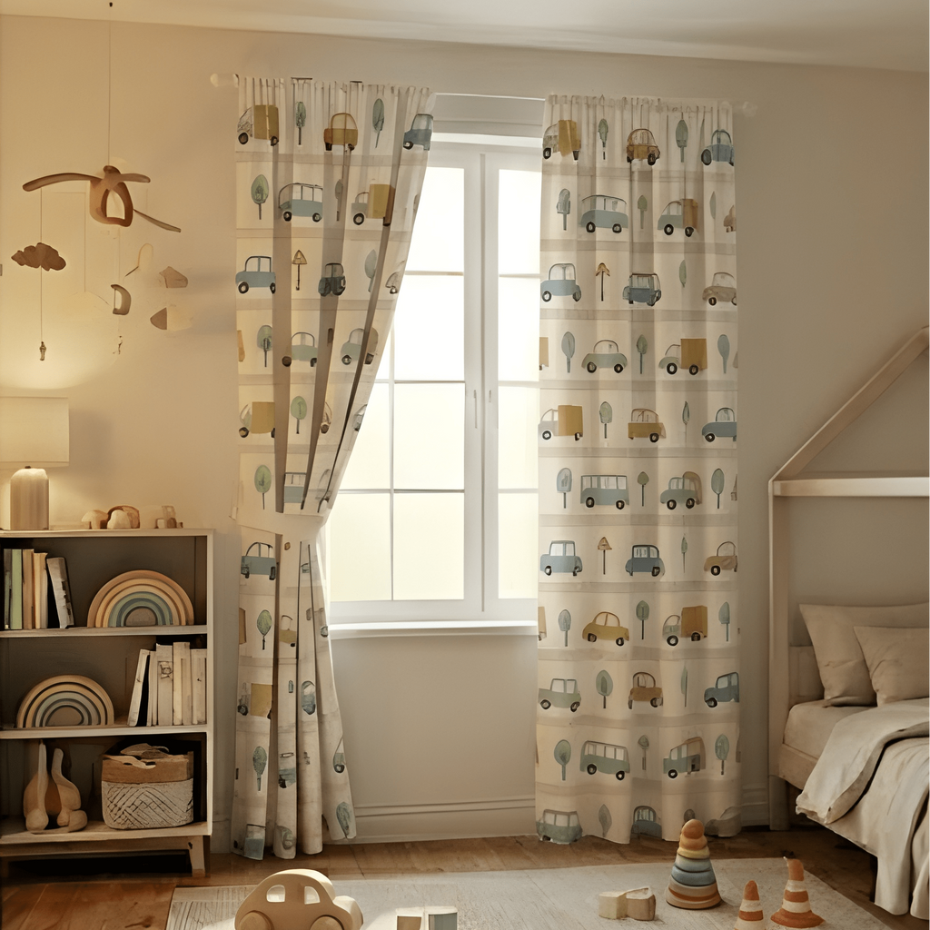 Eye cache Kids design Prints - Pack Of 1 Curtain