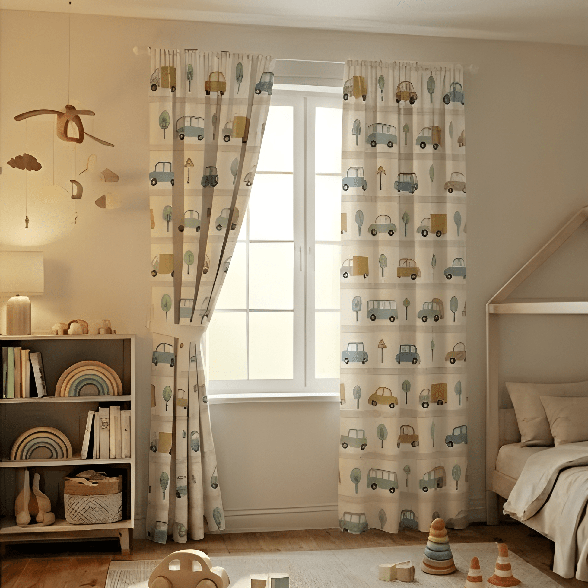 Eye cache Kids design Prints - Pack Of 1 Curtain