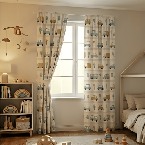 Eye cache Kids design Prints - Pack Of 1 Curtain