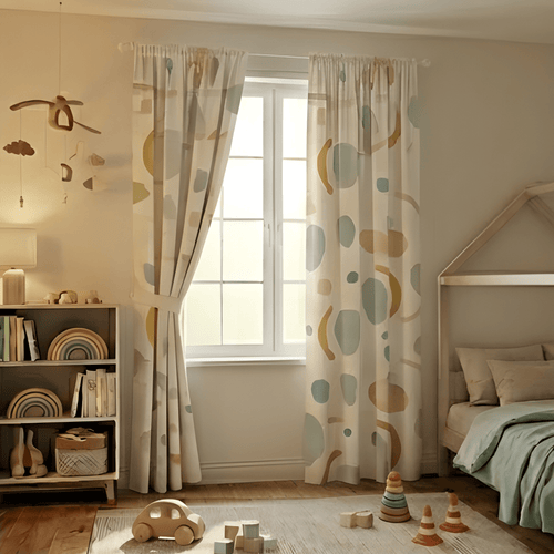 Eye cache Kids design Prints - Pack Of 1 Curtain