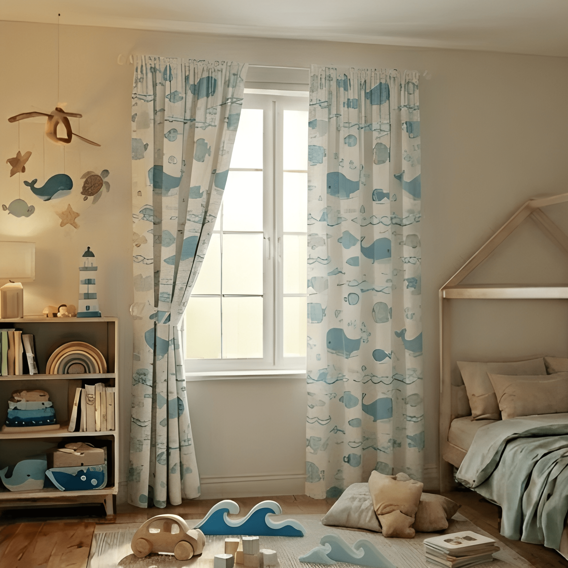 Eye cache Kids design Prints - Pack Of 1 Curtain
