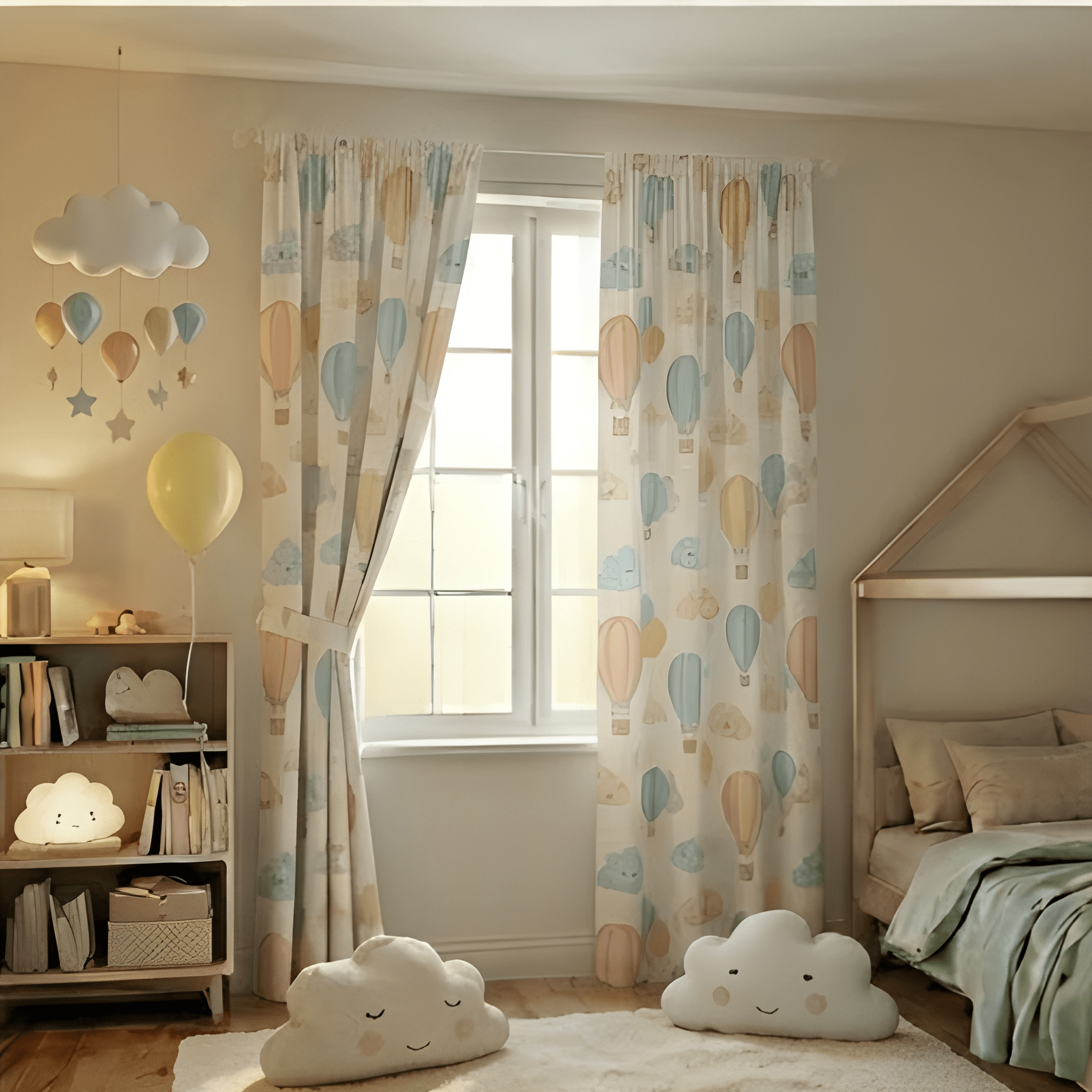 Eye cache Kids design Prints - Pack Of 1 Curtain