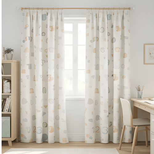 Eye cache Kids design Prints - Pack Of 1 Curtain