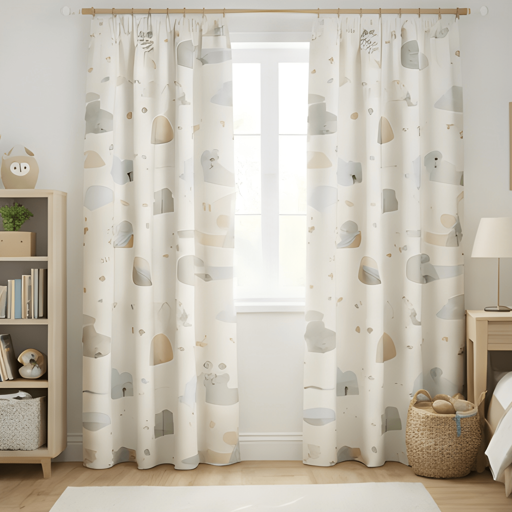 Eye cache Kids design Prints - Pack Of 1 Curtain