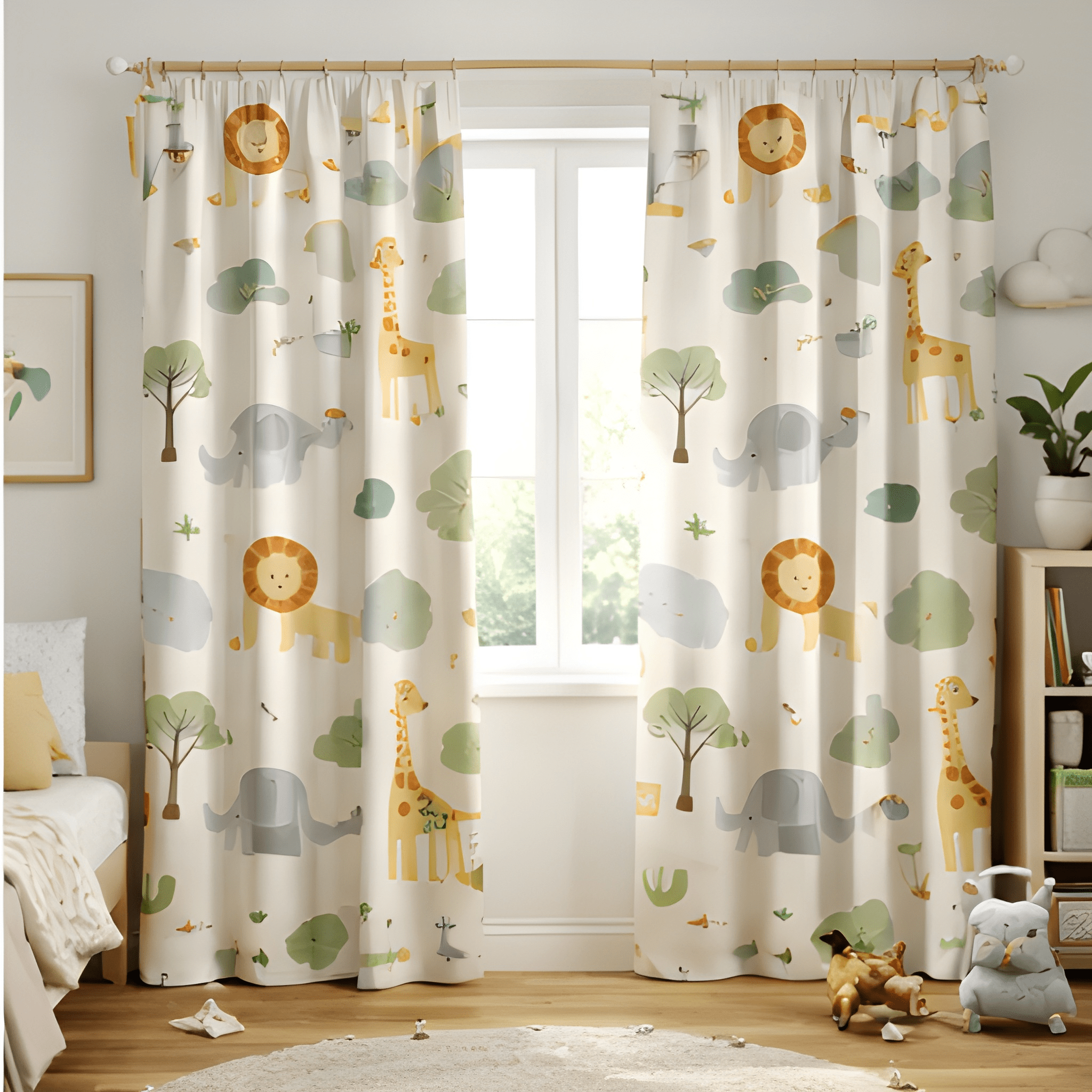 Eye cache Kids design Prints - Pack Of 1 Curtain
