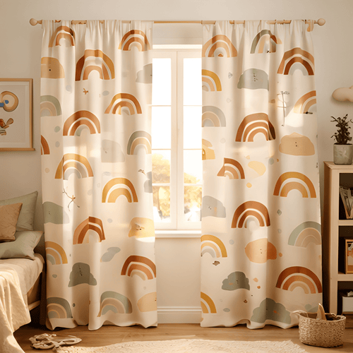 Eye cache Kids design Prints - Pack Of 1 Curtain