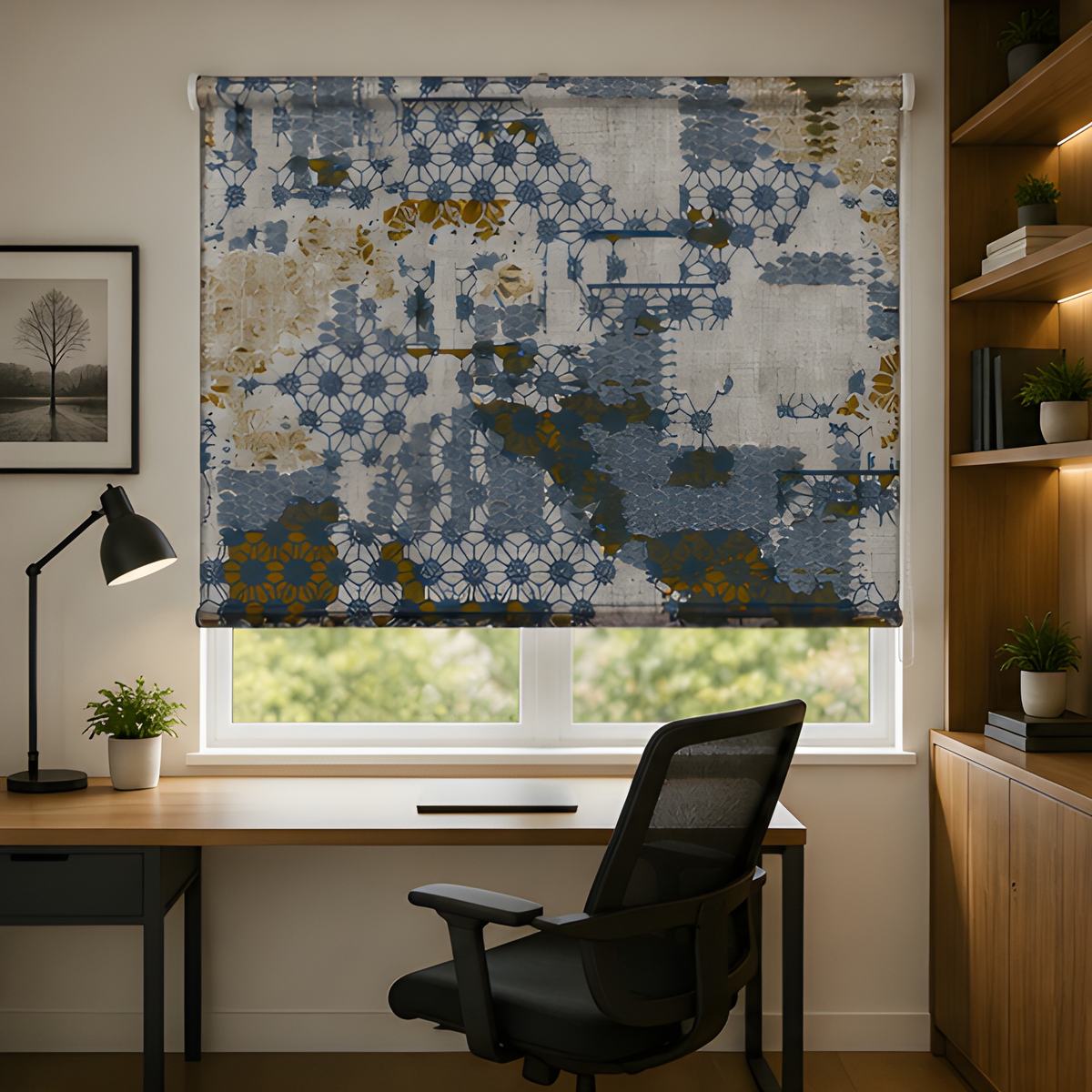 Modern geometric design | Roller & Roman Blinds | Premium Quality Prints
