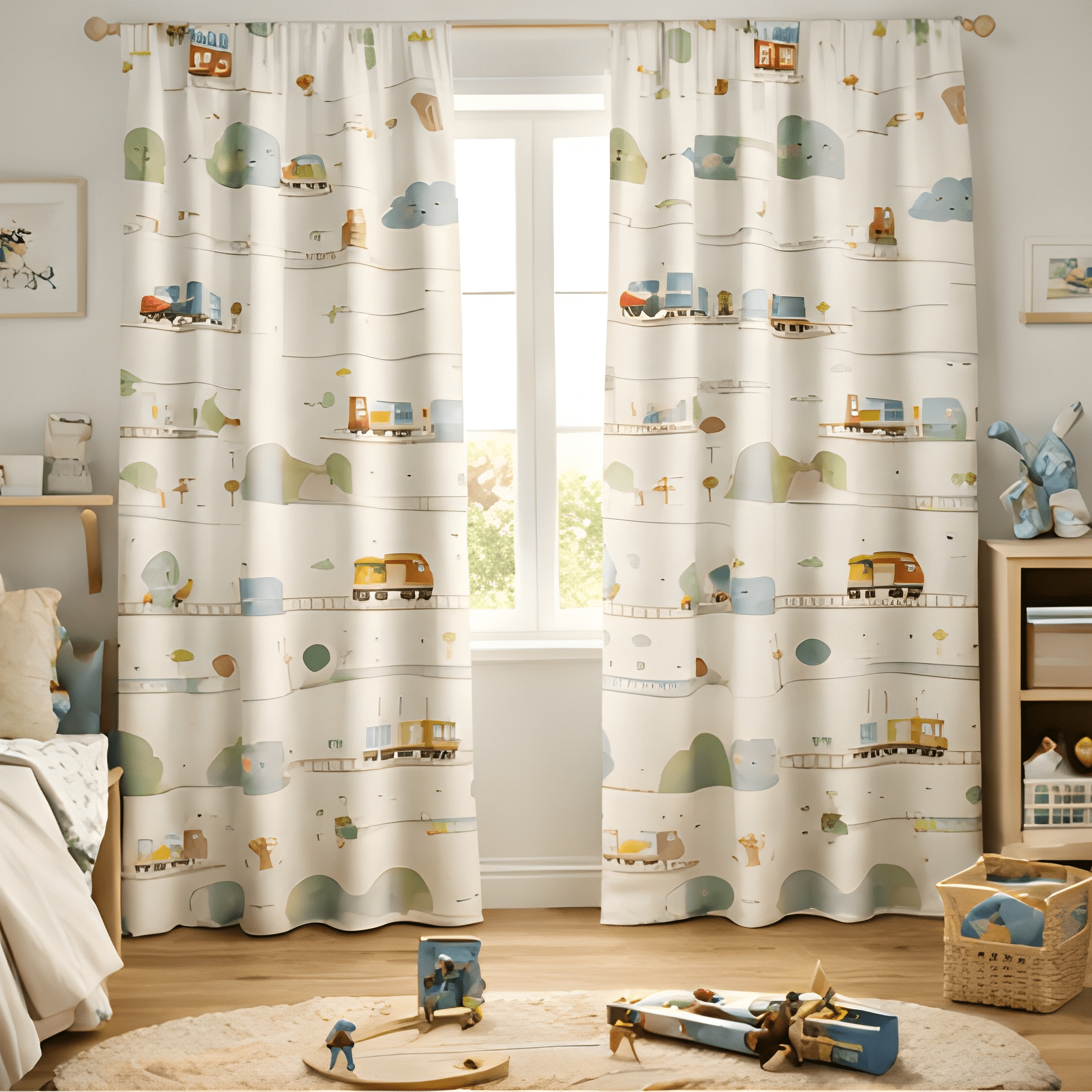 Dino World Kids Curtain - Pack Of 1 Curtain