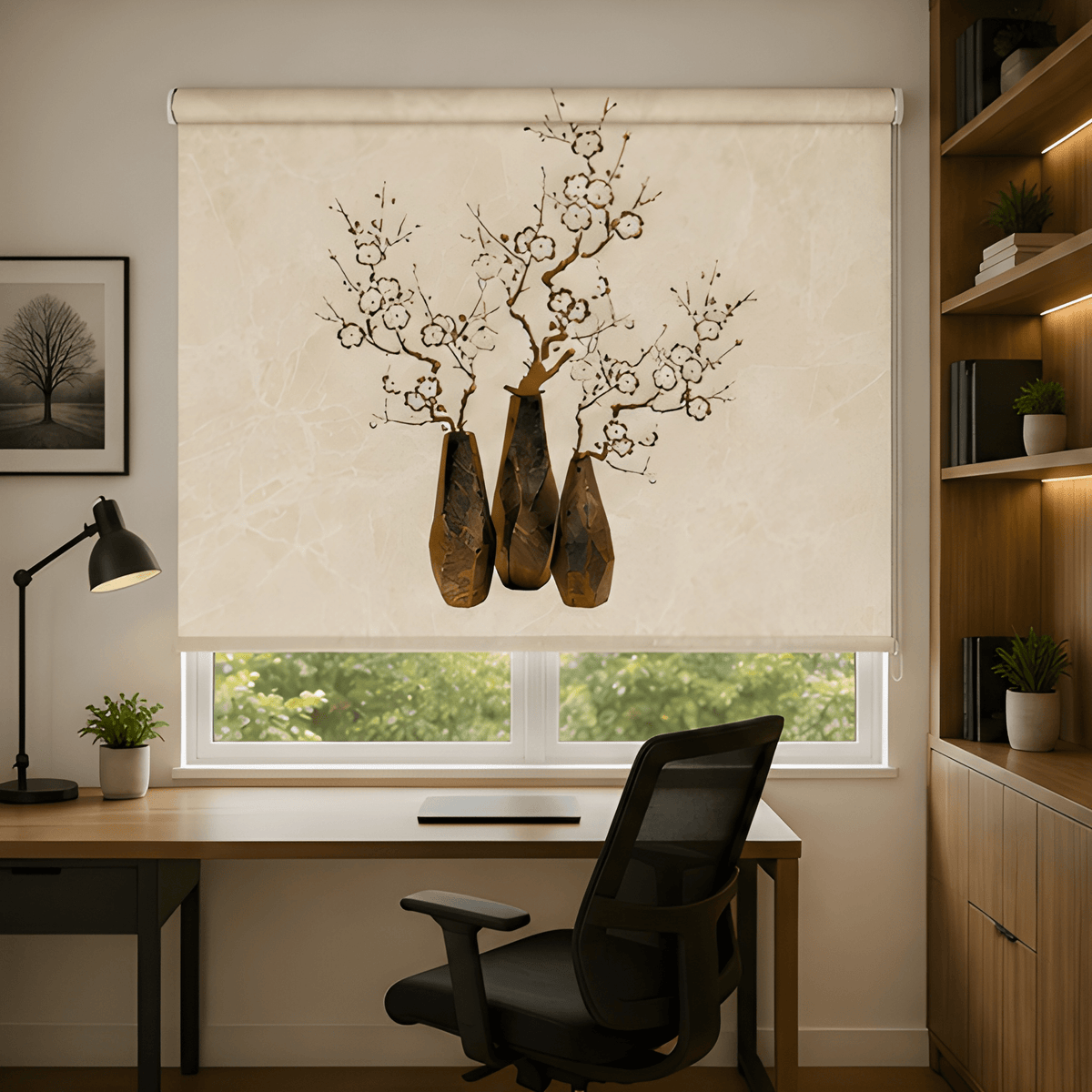 Aesthetic painting Blinds design  | Roller & Roman Blinds | Premium Quality Prints