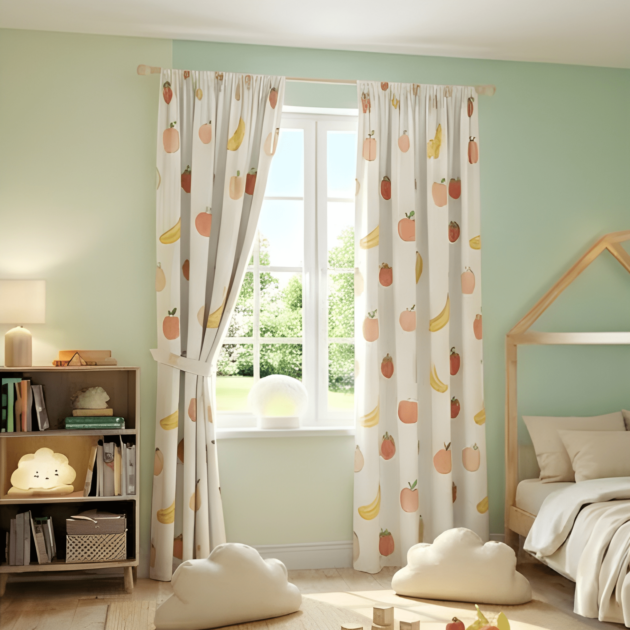 Cartoon Fun Kids Curtain - Pack Of 1 Curtain