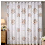 Linen Sheer - Floral Print - Pack Of 1 Curtain