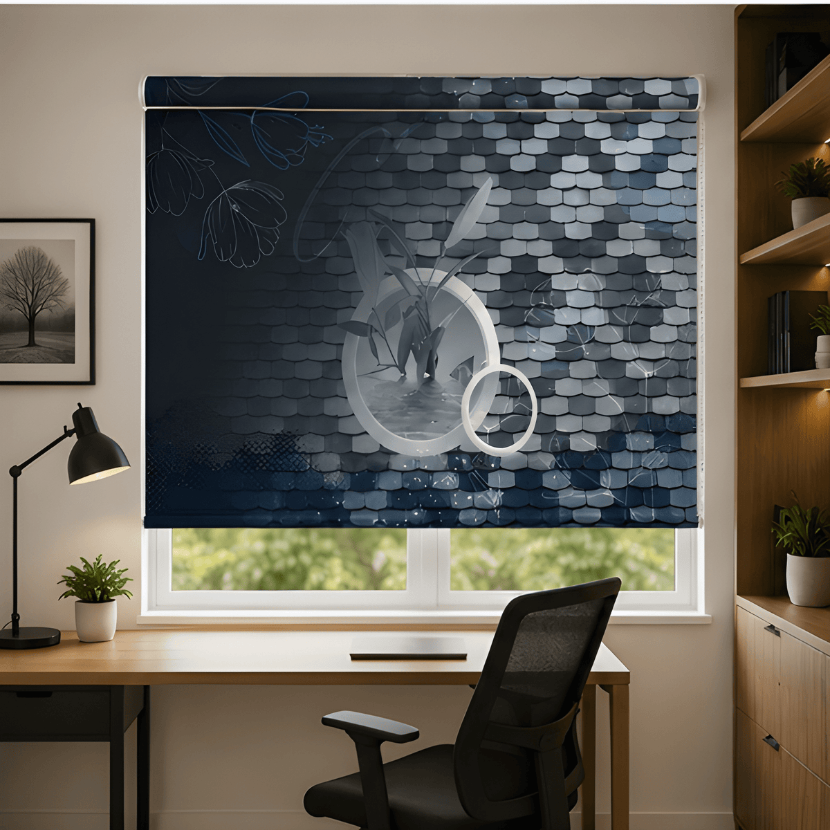 Aesthetic geometric design | Roller & Roman Blinds | Premium Quality Prints