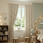 Animated Kids Print Curtain  - Pack Of 1 Curtain