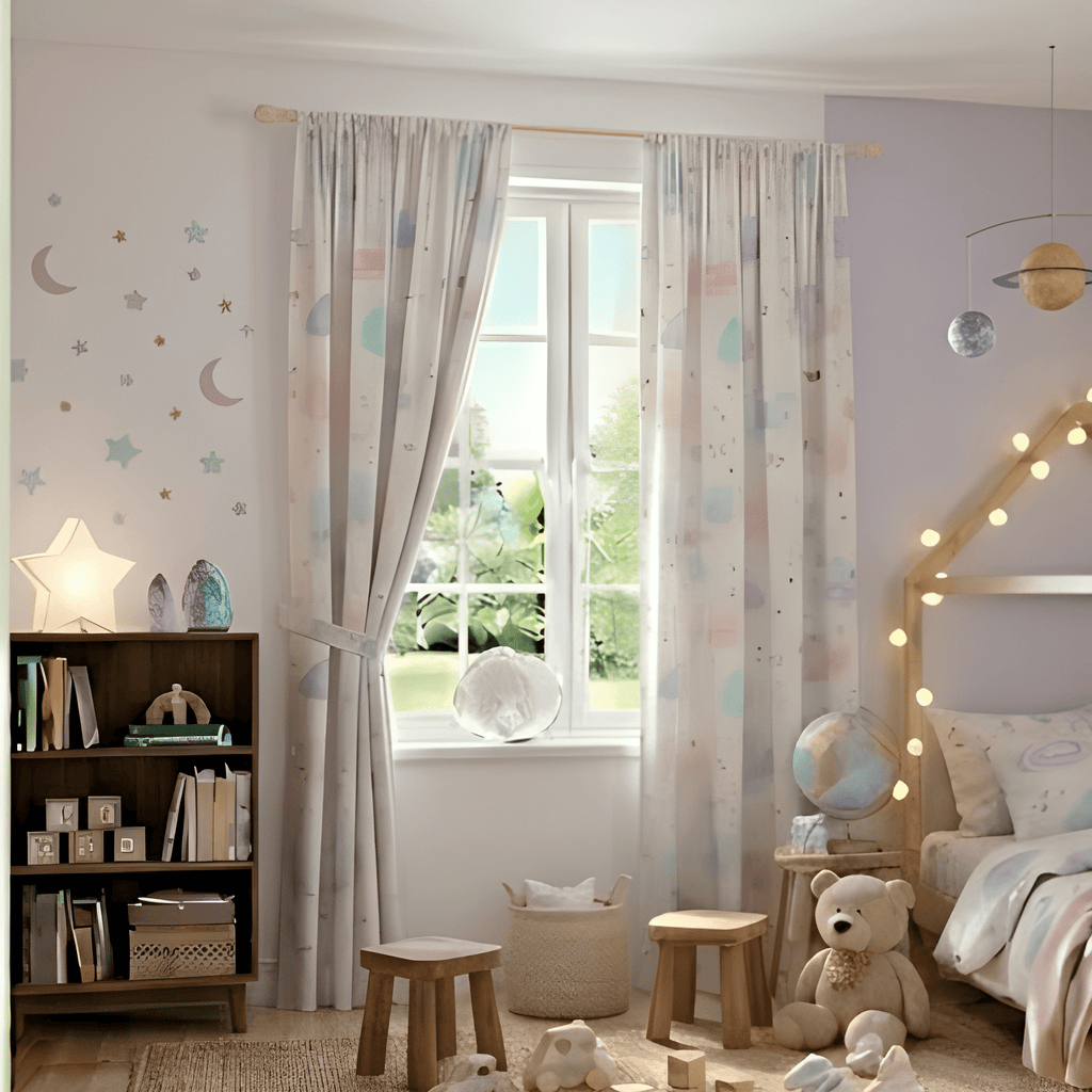 Kids Theme Printed Curtain  - Pack Of 1 Curtain
