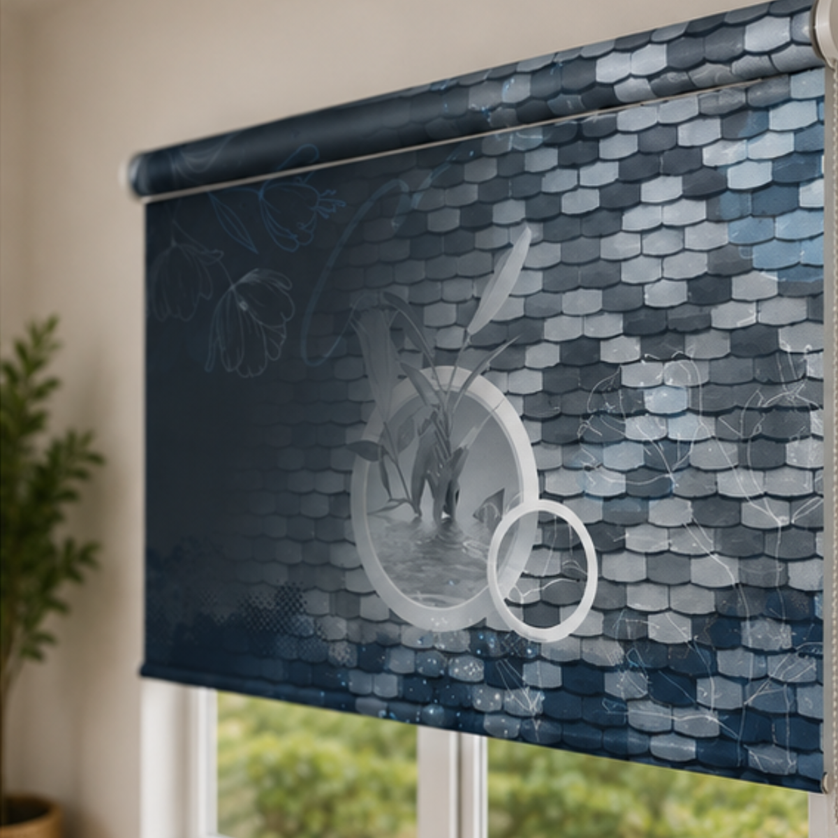 Aesthetic geometric design | Roller & Roman Blinds | Premium Quality Prints