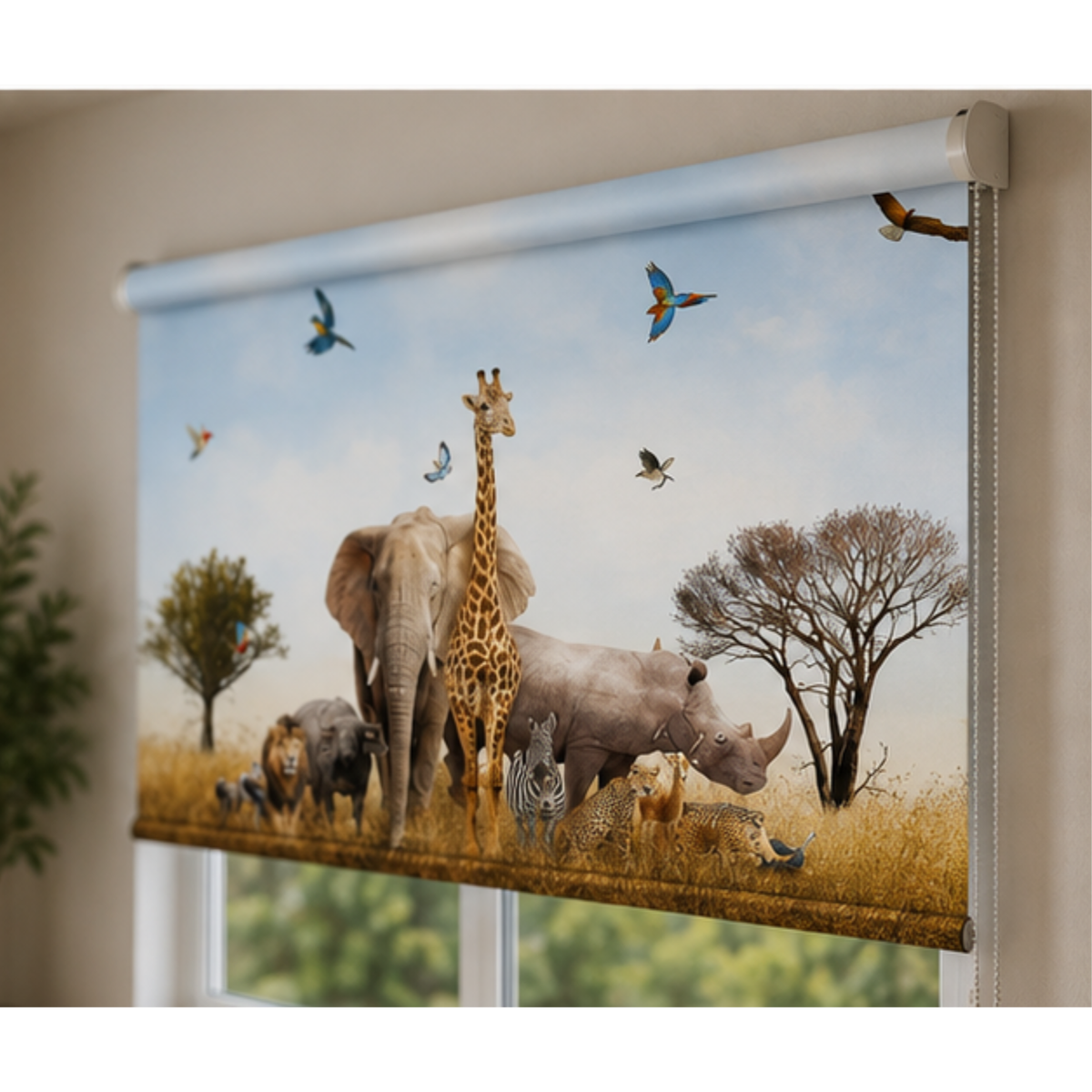 Jungle painting design  | Roller & Roman Blinds | Premium Quality Prints