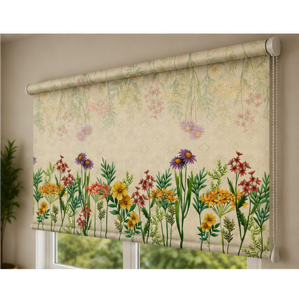 Aesthetic flower design | Roller & Roman Blinds | Premium Quality Prints