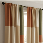 Stylish Geometric Printed Curtain  – Premium 100% Polyester - Pack Of 1 Curtain