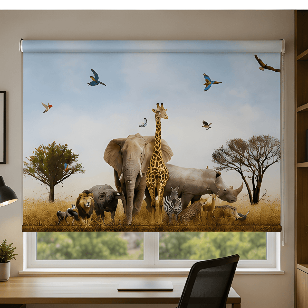 Jungle painting design  | Roller & Roman Blinds | Premium Quality Prints