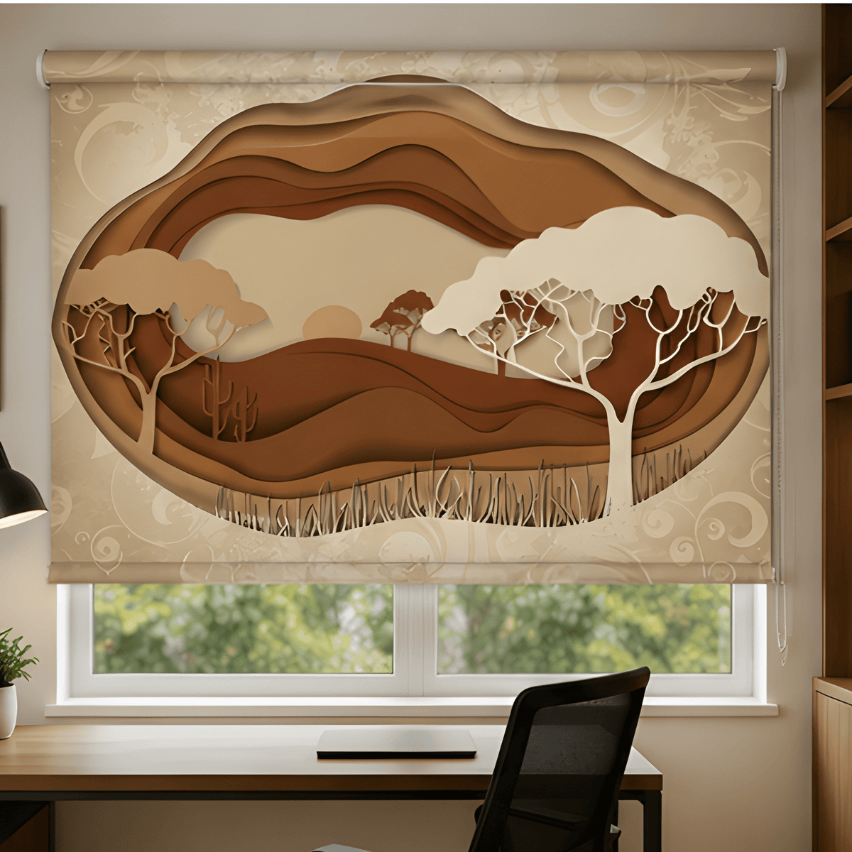 Desert painting design for modern rooms | Roller & Roman Blinds | Premium Quality Prints