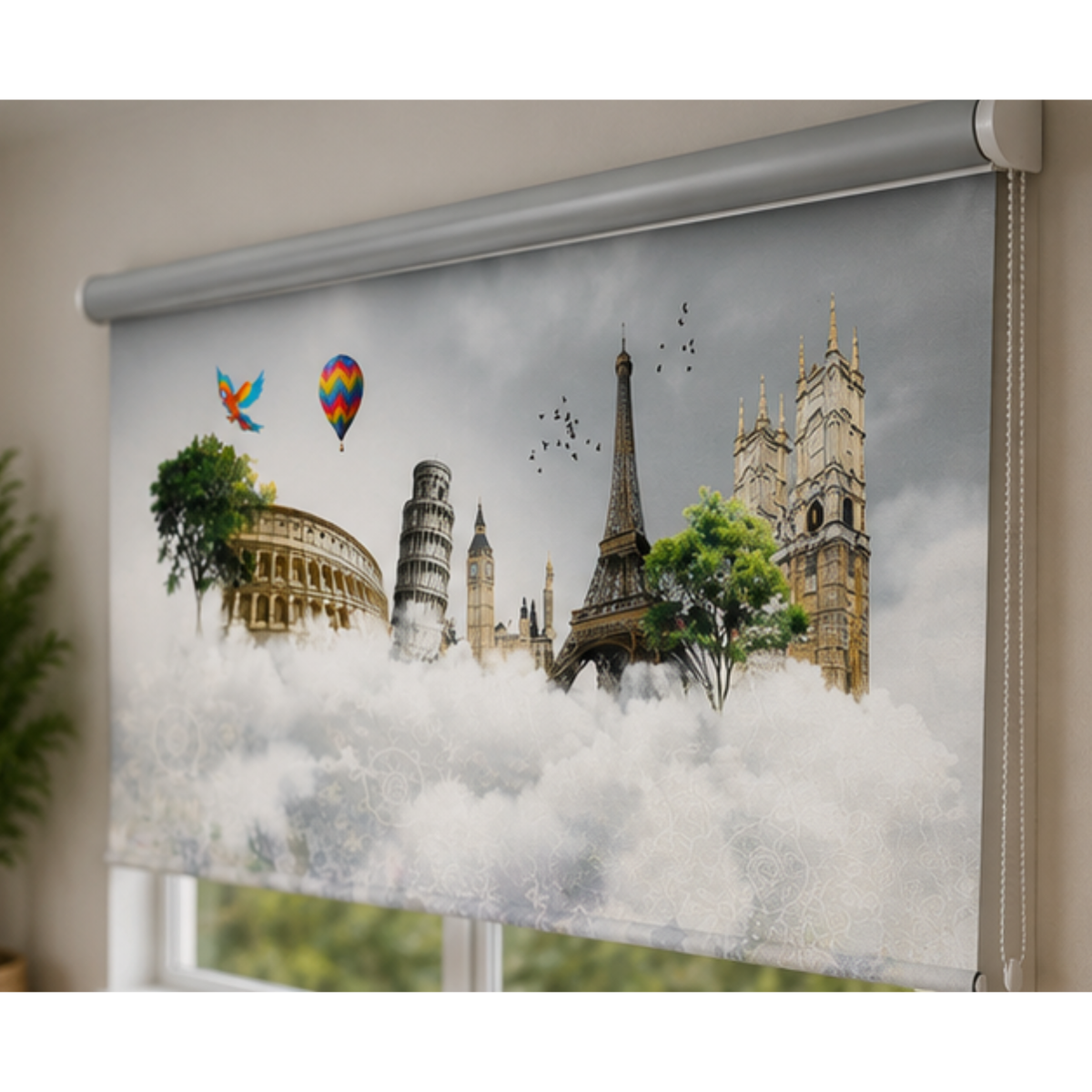 Aesthetic monument theme design | Roller & Roman Blinds | Premium Quality Prints