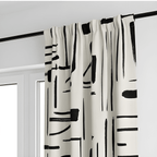 Diamond Matrix Geometric Curtain– Premium 100% Polyester - Pack Of 1 Curtain