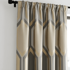 Abstract Cube Geometric Curtain – Premium 100% Polyester - Pack Of 1 Curtain