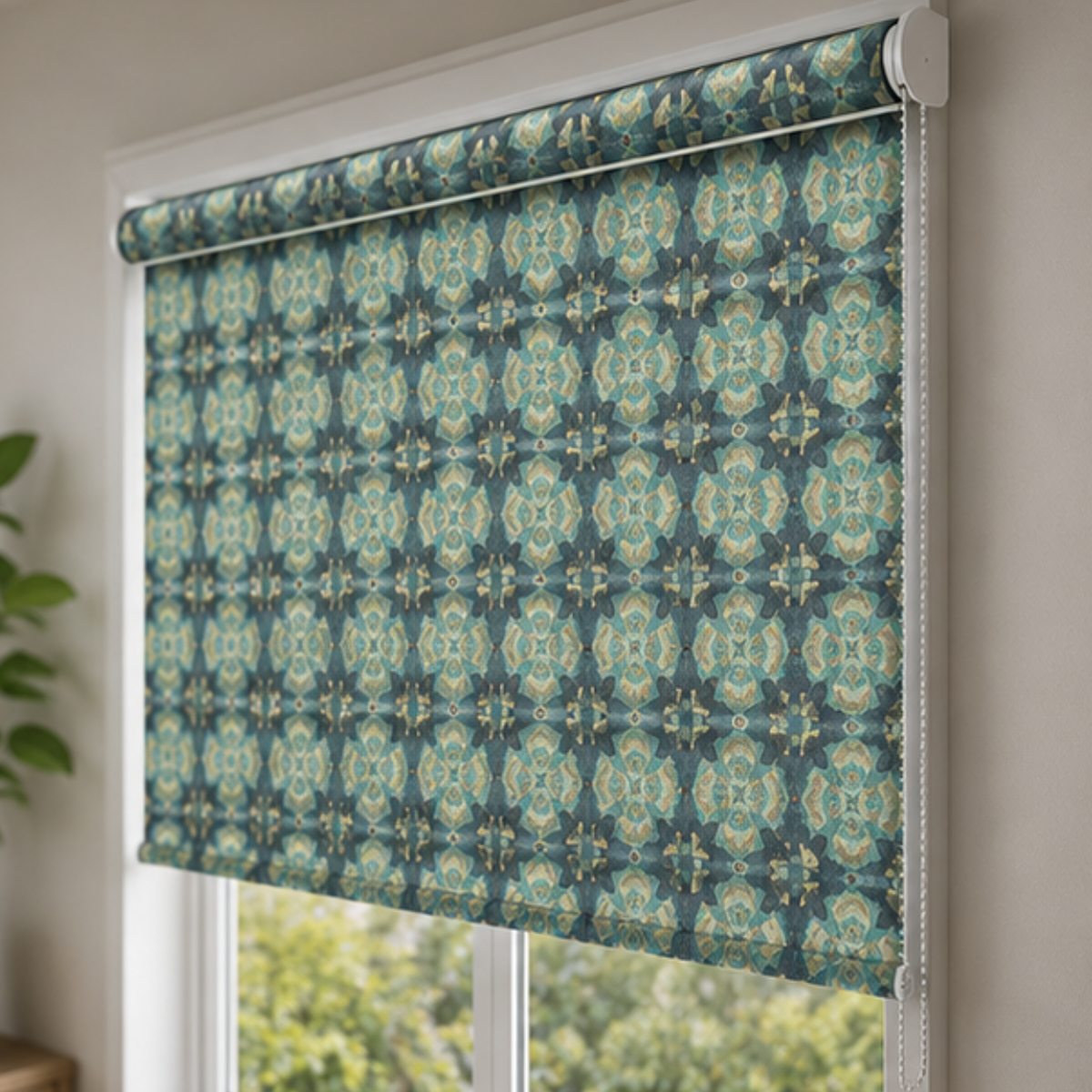 Modern geometric design Blinds | Roller & Roman Blinds | Premium Quality Prints