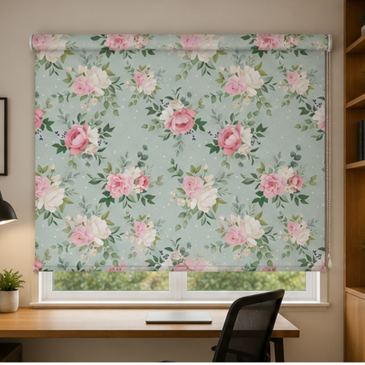 Pink lotus flower design | Roller & Roman Blinds | Premium Quality Prints