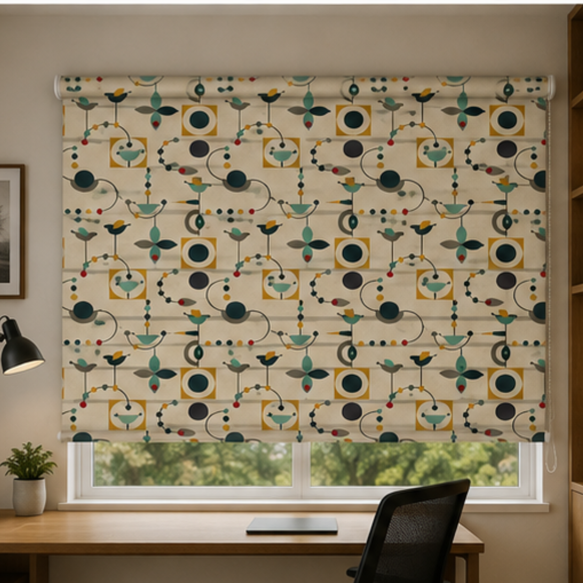 Aesthetic modern home design | Roller & Roman Blinds | Premium Quality Prints