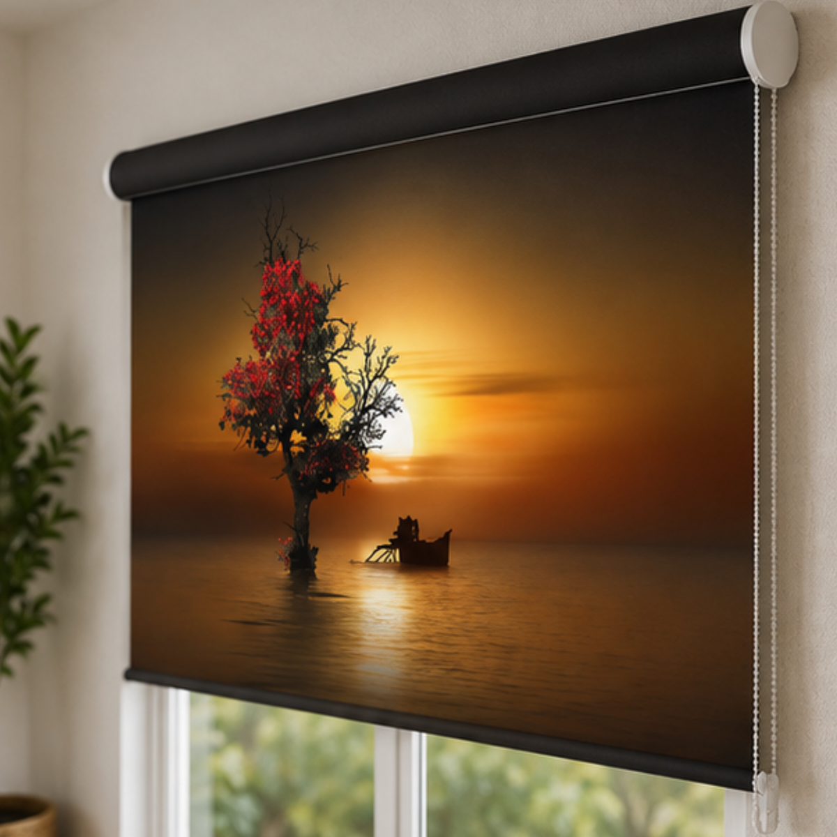 Sunset theme design | Roller & Roman Blinds | Premium Quality Prints