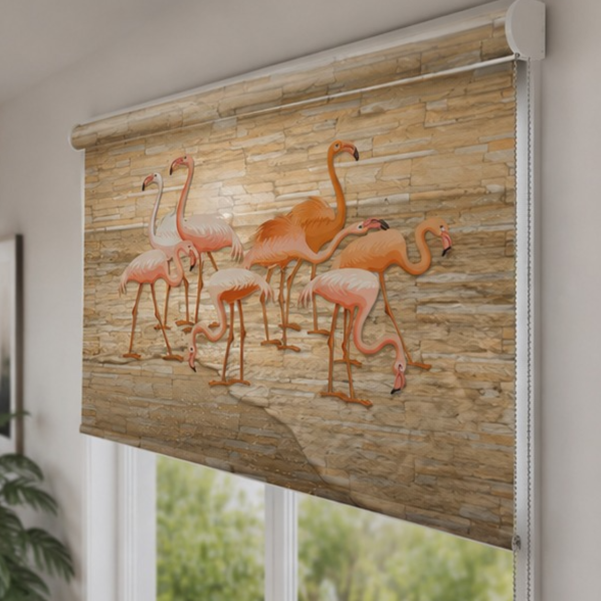 Sea Crane Blind Design | Roller & Roman Blinds | Premium Quality Prints