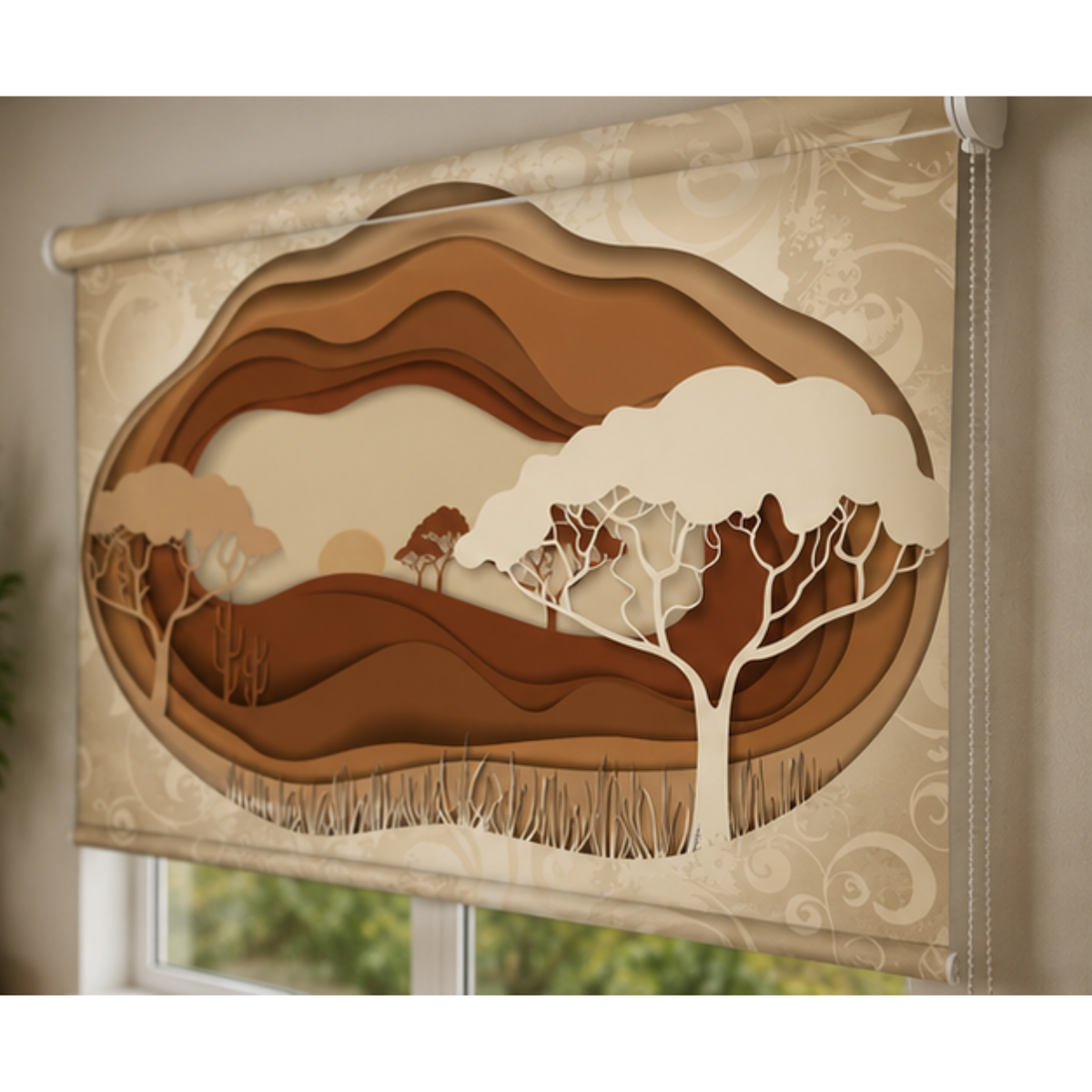 Desert painting design for modern rooms | Roller & Roman Blinds | Premium Quality Prints