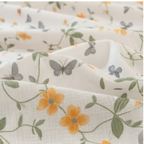 Cotton Light - Room Darkening Butterfly Printing Curtains - Pack of 1 Curtain