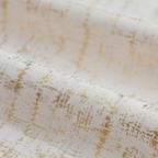 Cotton Light - Golden texture Print Curtains - Pack of 1