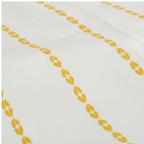 Cotton Light - Light Filtering - Yellow Stripes Curtains - Pack of 1 Curtain