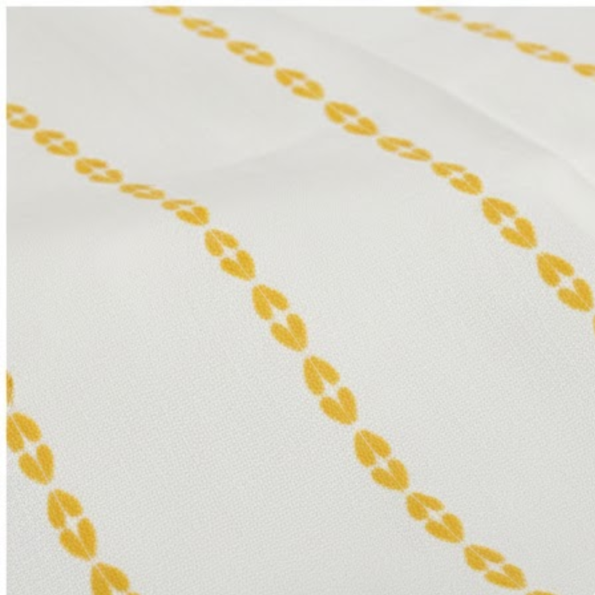 Cotton Light - Light Filtering - Yellow Stripes Curtains - Pack of 1 Curtain