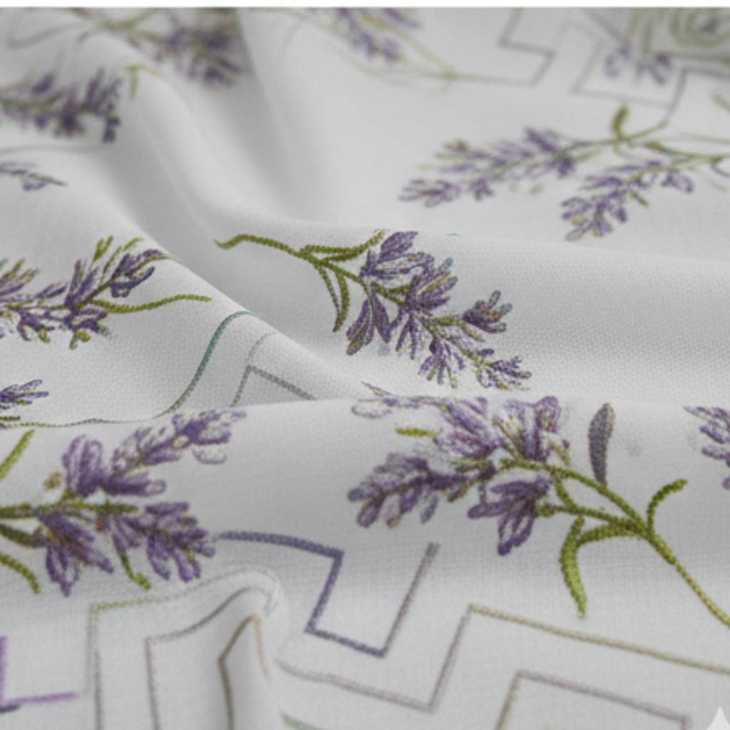 Linen Sheer - Floral Print - Pack Of 1 Curtain